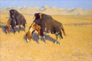  buffalo künstler - Indianer Simulieren Buffalo
